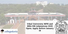 Utkal University MPH and MBA RM Admissions 2025 Open Apply Before January 18